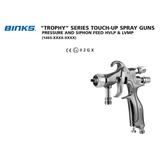 Binks Trophy Touchup Pressure Spare Parts & Manual